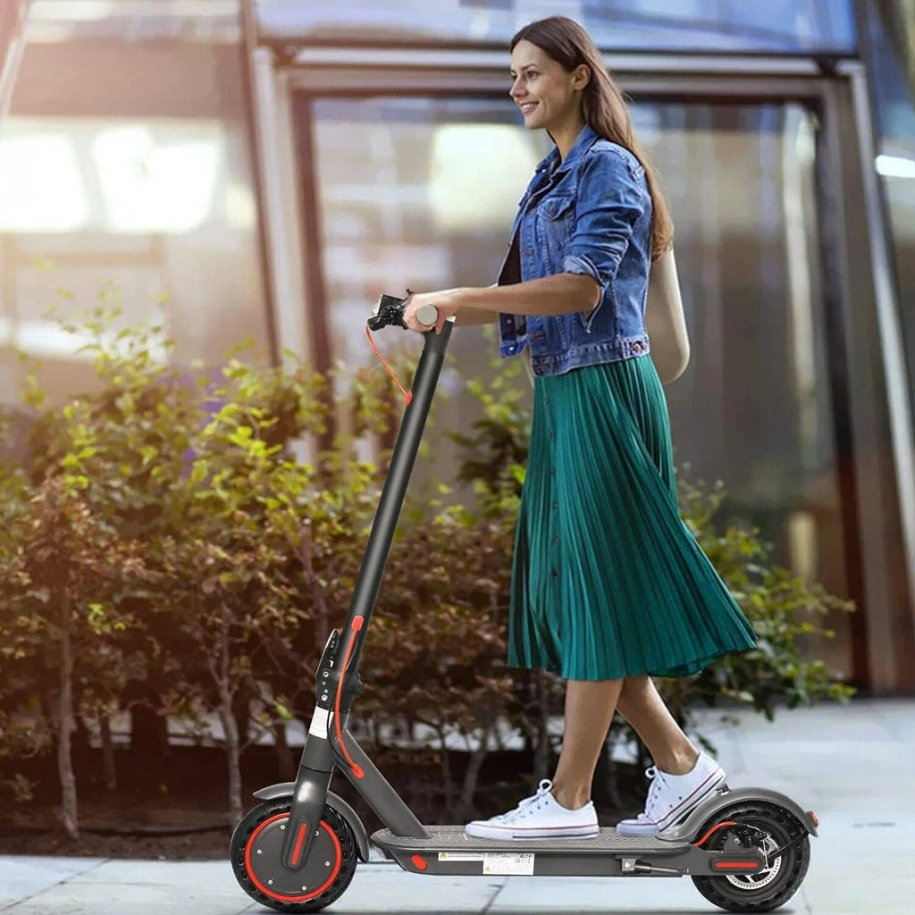 Roinside Electric Scooter, 8.5 in Solid Tires, 350W Motor, Up To 19 MPH, 21-23 Miles - UP12 Plus