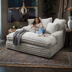 Nestle Recliner With Dual Cupholders And Charging Ports - 66 x 64 x 37 in