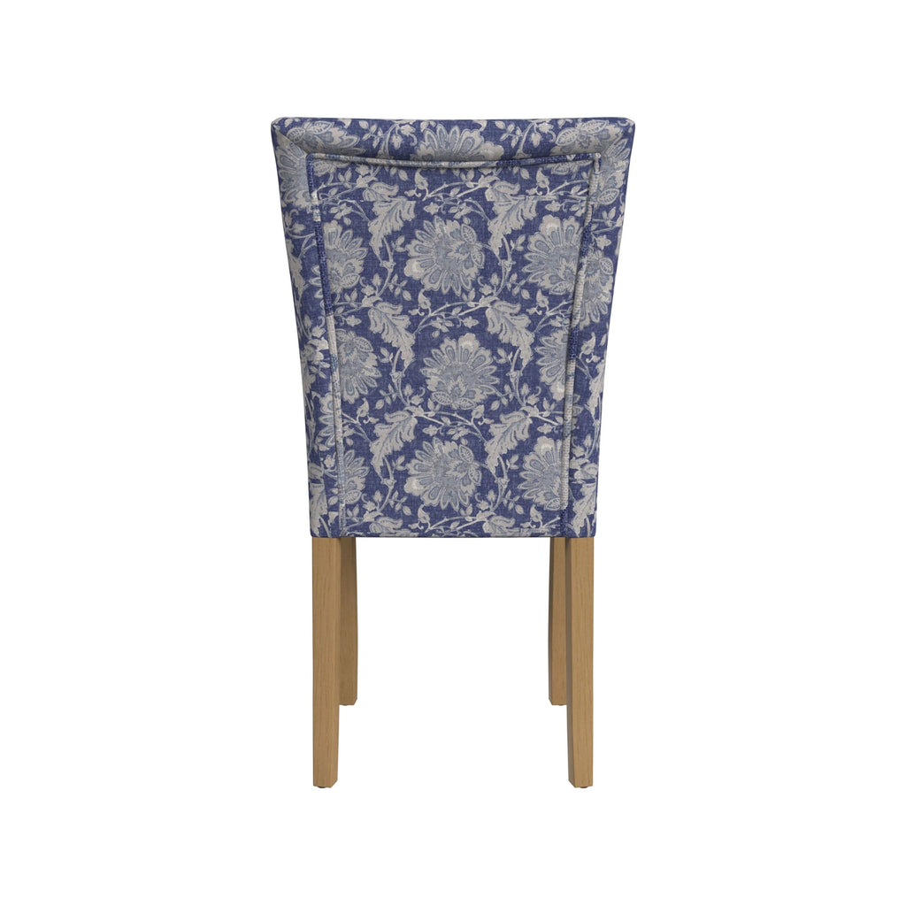 Set Of 2 Upholstered Parsons Dining Chairs, 38 in H x 19 in W x 23.5 in D