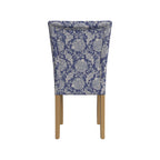 Set Of 2 Upholstered Parsons Dining Chairs, 38 in H x 19 in W x 23.5 in D