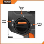 RIDGID 18-Volt OCTANE Cordless Brushless 1 in SDS-Plus Rotary Hammer - R86711B