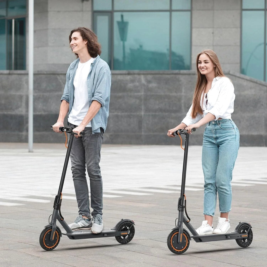 Electric Scooter 10 Inch Solid Tires, 500W, Dual Suspension