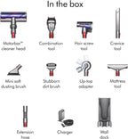 Dyson Cordless Stick Vacuum Cleaner, 0.14 Gallons, Silver/Nickel - V8 SV25