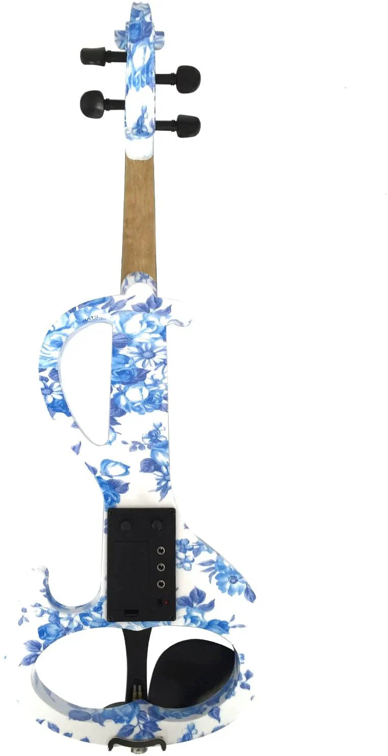 Leeche Art Musical Instruments Electric Violin Full Size 4 4 Solid Wood - DSZA-E302