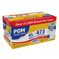 American Standart 2-Ply Bath Tissue, Septic Safe, 45 Rolls, 473 Sheets Per Roll