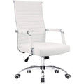Ergonomic High-Back Office Chair With PU Leather Upholstery And 360-Degree Swivel
