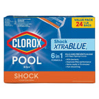 Clorox Pool & Spa XtraBlue Shock Algaecide Treatment 1 lb Bag, Case of 24