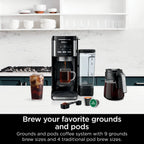 Ninja DualBrew Hot & Iced Coffee Maker, Single-Serve And 12-Cup Drip - CFP101