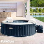 Intex PureSpa Bubble Massage Inflatable Spa, 4 Person, 196x71 cm, Navy - 55084