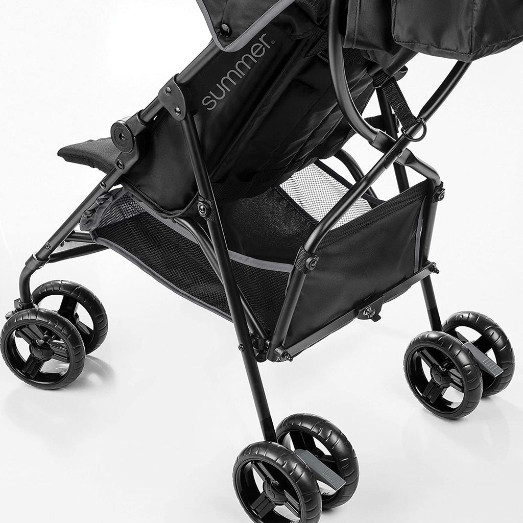 Convenience Lightweight Infant Stroller, Blue/Black - Compact Fold