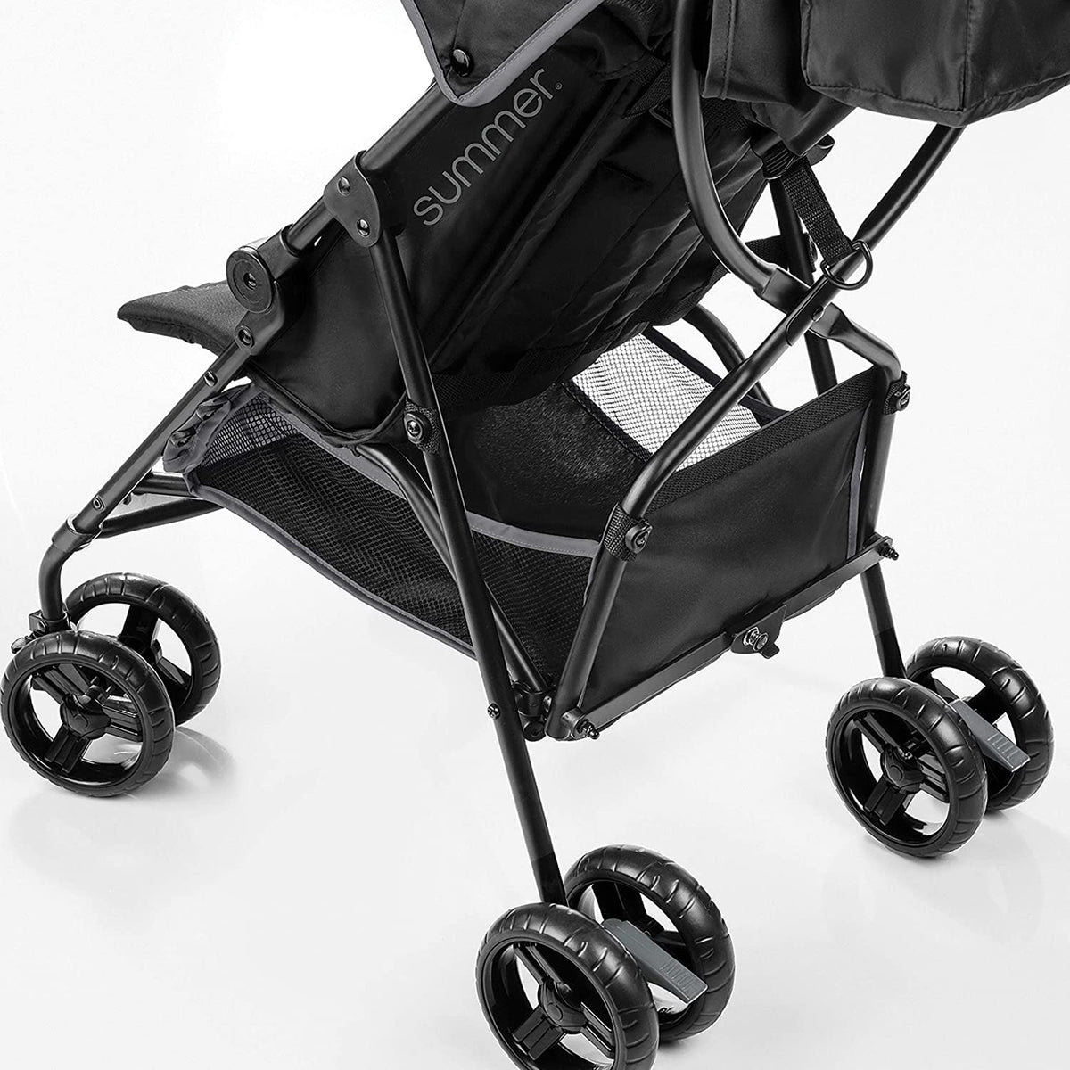 Convenience Lightweight Infant Stroller, Blue/Black - Compact Fold