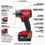 Milwaukee M18 Fuel 18V Lithium-Ion Brushless Cordless 7-Tool Combo Kit 5.0 Ah - 2998-27