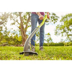 RYOBI ONE+ 18V Cordless 13 in Lawn Mower and 10 in String Trimmer Kit with 4.0 Ah Battery and Charger - P1180-4X