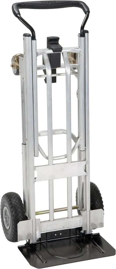 COSCO 4-in-1 Folding Hand Truck With Flat-Free Wheels And Folding Toe Plate