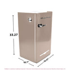 Frigidaire Retro Bar Fridge, 3.2 Cu. Ft., Pink, 65-Watt - EFR376-C-PINK