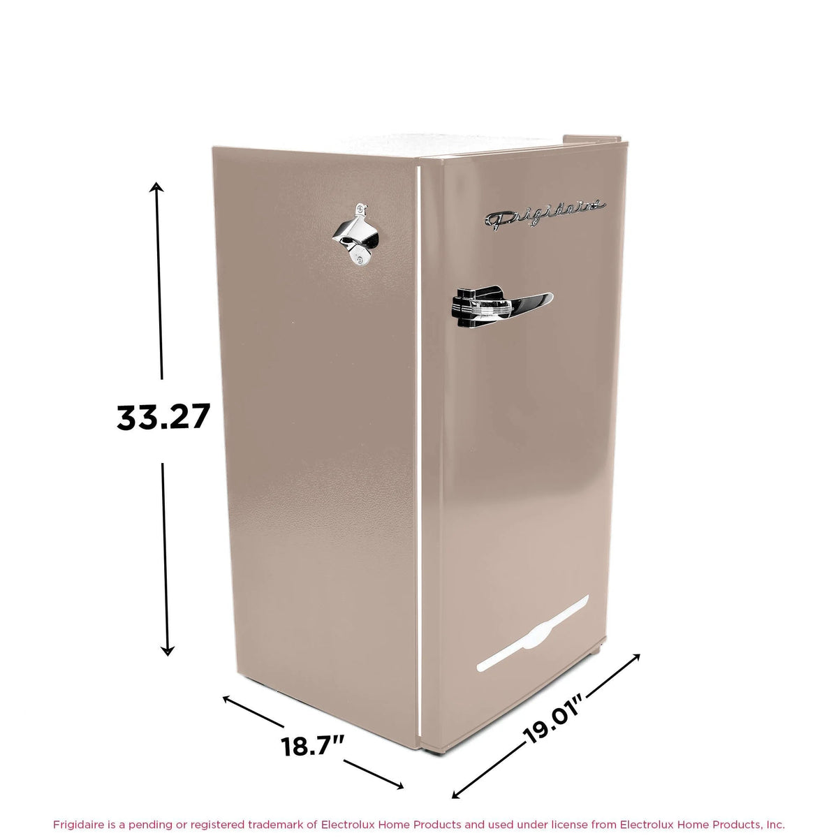 Frigidaire Retro Bar Fridge, 3.2 Cu. Ft., Pink, 65-Watt - EFR376-C-PINK