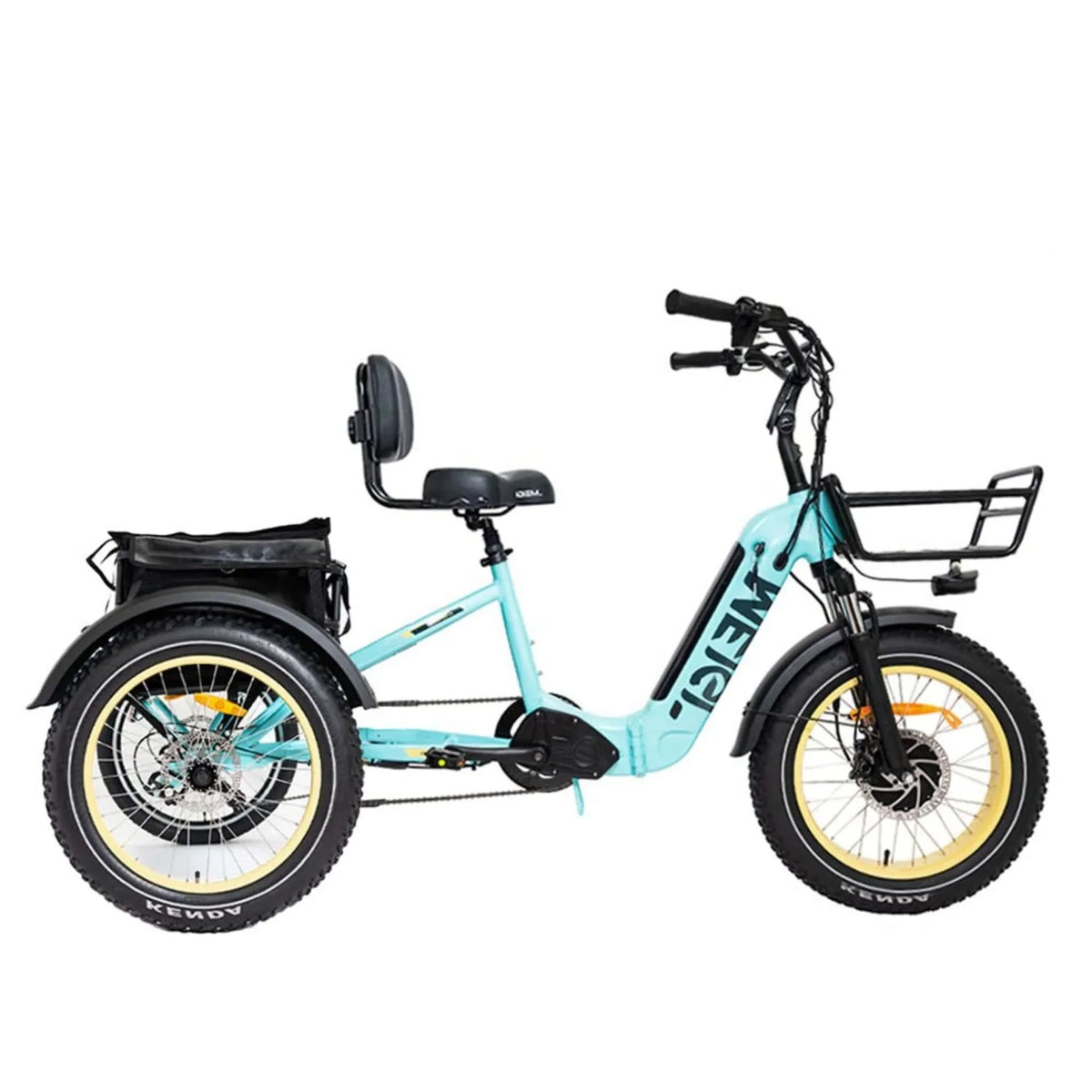 DWMEIGI Silverado 20 inch 48V/14Ah 750W Folding Electric Tricycle With Wide Tires, 150 kg - MG2301