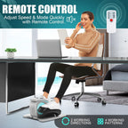 ANCHEER Under Desk Elliptical Seated Foot Pedal Exerciser, Sky Blue, 18in D x 16in W x 10in H - AR-65
