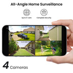 AOSU Wireless Outdoor Home Security Camera System