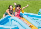 Inflatable Jungle Adventure Play Center 96 x 78 x 28 Inches - Kiddie Pool Ages 2 And Up