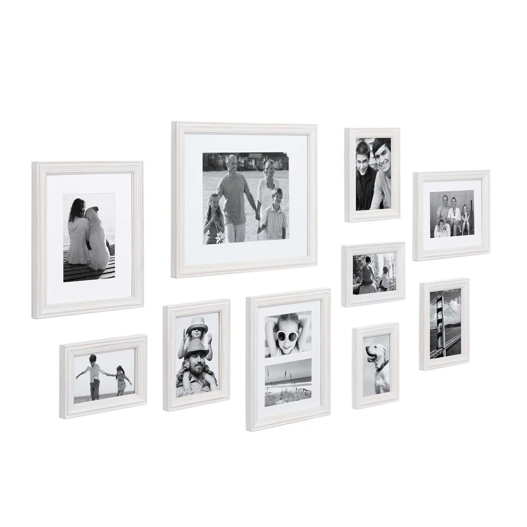 10-Piece Wood Gallery Wall Picture Frame Set - 11 x 14 in