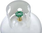 Flame King Steel 100LB Propane Tank Cylinder With POL Valve And Collar - YSN100b