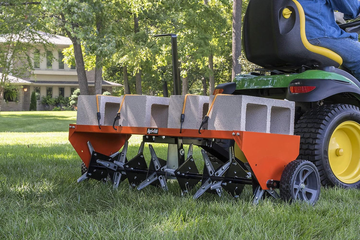 Agri-Fab Tow-Behind Poly Lawn Roller, 18 in x 48 in, 550 lb Water Capacity - 45-0604