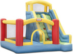 Little Tikes Giant Inflatable Bounce Slide Outdoor Play Center - Blue Or Green