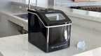 Frigidaire Countertop Clear Square Ice Maker, 40 lbs. Per Day - Stainless Steel