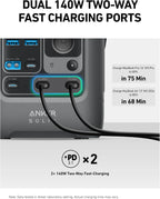 Anker SOLIX C300 DC Portable Power Station 90,000mAh 288Wh 300W LiFePO4 - C300 DC