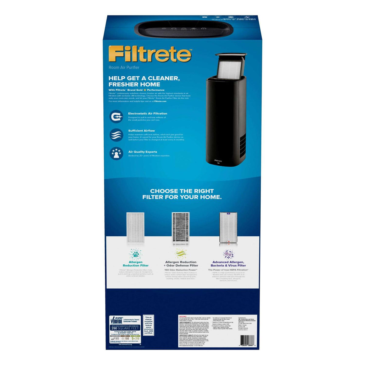 Filtrete by 3M Large Room Tower Air Purifier