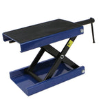 Motorcycle Scissor Jack 1100lbs Blue/Black