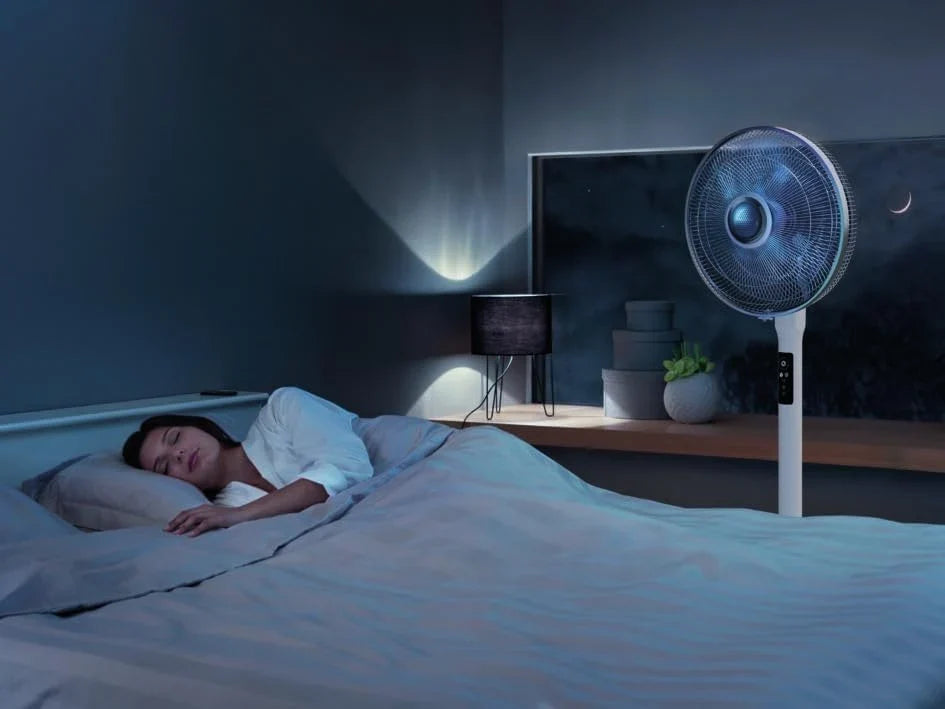 Rowenta Stand Fan With Remote Control, 5 Speeds - VU5870