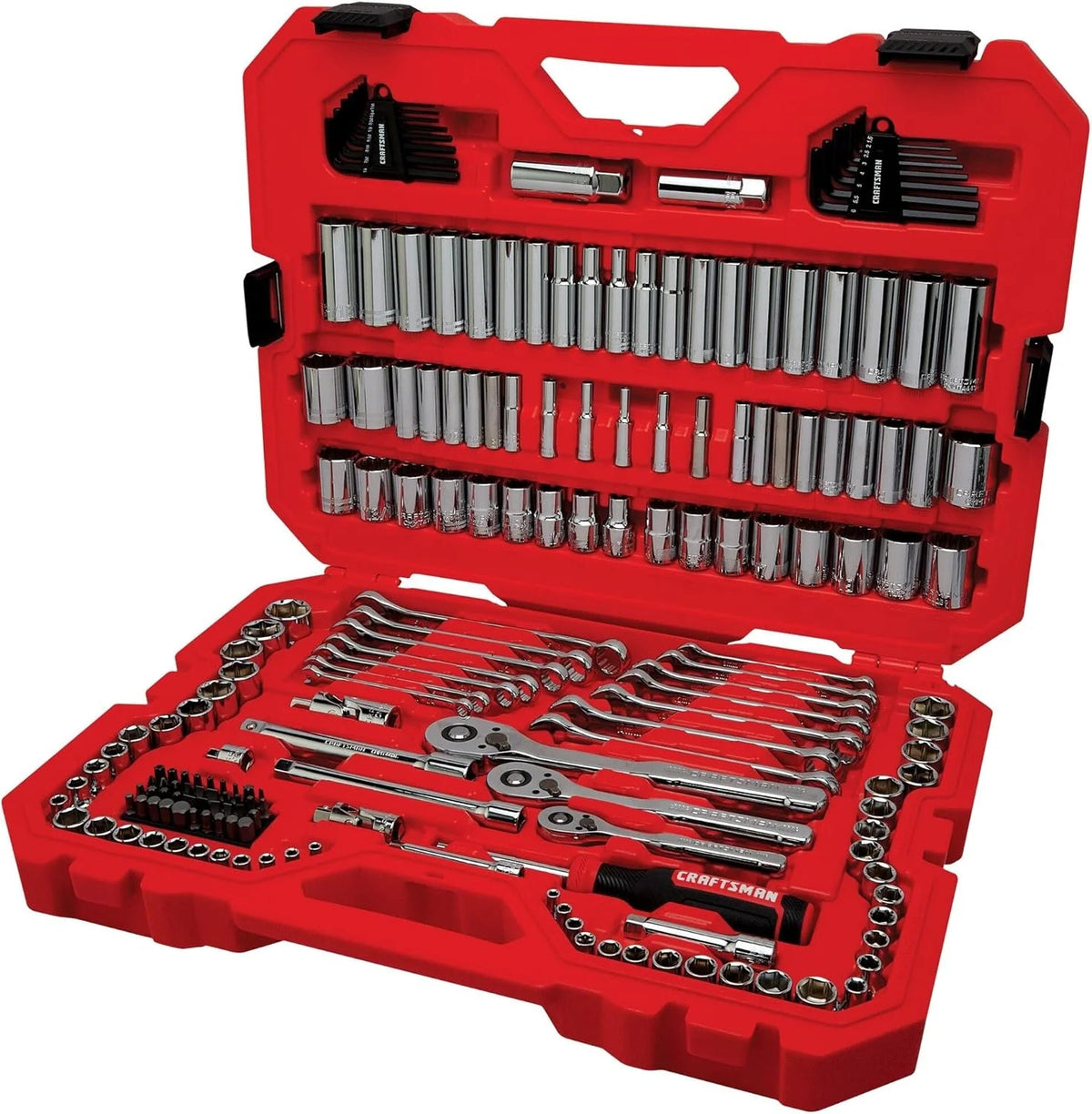 189-Piece Mechanics Tool Set With 1/4-Inch And 3/8-Inch Drive
