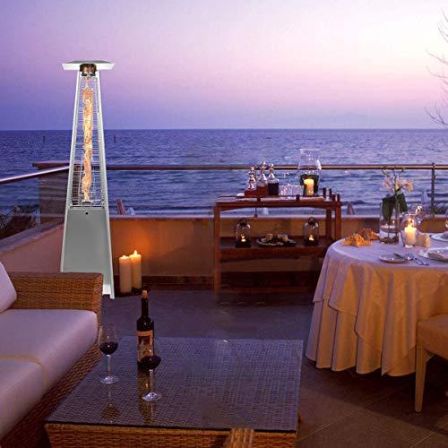 2 Sets 40,000 BTU Propane Pyramid Patio Heaters