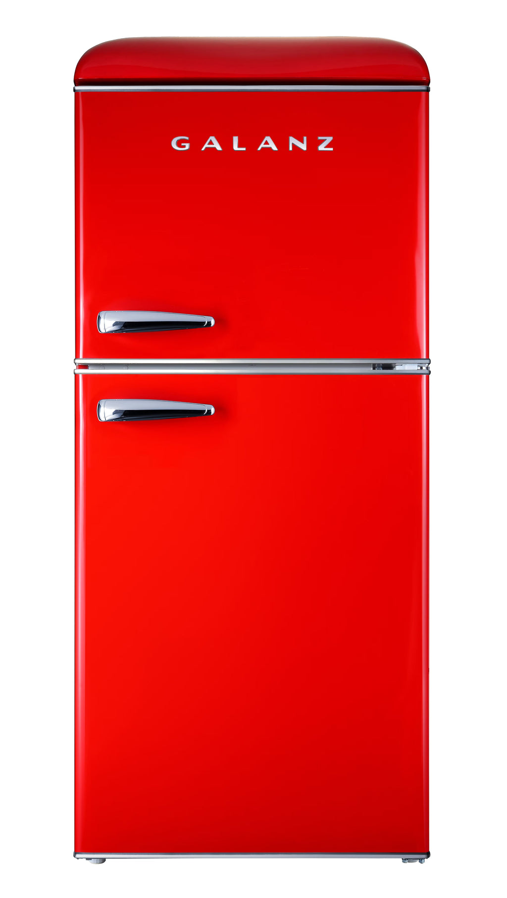Galanz Retro Two-Door Refrigerator 4.0 cu ft - Red