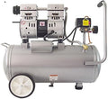 California Air Tools Ultra Quiet Oil-Free Air Compressor, 1.0 HP, 8 Gallon, 120 PSI, Silver - 8010