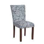 Set Of 2 Upholstered Parsons Dining Chairs, 38 in H x 19 in W x 23.5 in D