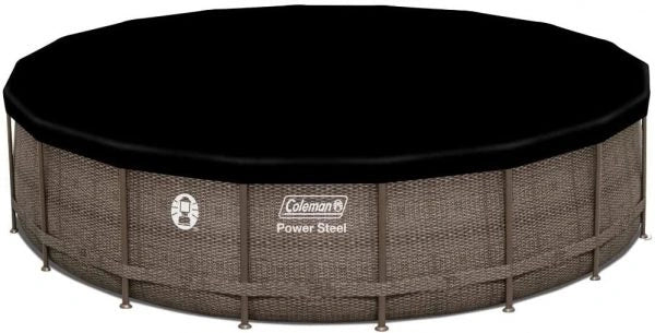 Coleman Power Steel Frame Above-Ground Swimming Pool Set 18 x 48