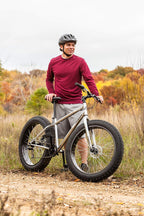 Mongoose Malus Adult Fat Tire Mountain Bike, 26-Inch Wheels, 4-Inch Tires, 7-Speed - R5714C