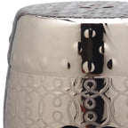 Safavieh Lantana Trellis Indoor/Outdoor Garden Stool, Plated Silver - ACS4545B