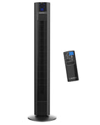 Lasko Xtra Air 48 inch 4-Speed Oscillating Remote Controlled Tower Fan, Black - T48336