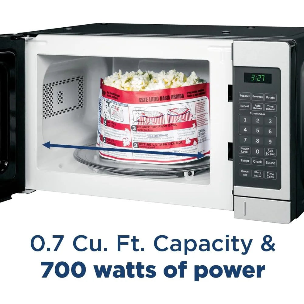 GE Countertop Microwave Oven 700-Watt 0.7 Cu Ft Stainless Steel - GCST07N1WSS