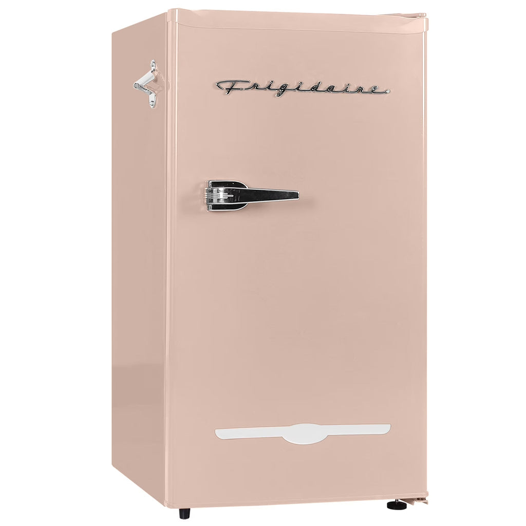 Frigidaire Retro Bar Fridge, 3.2 Cu. Ft., Pink, 65-Watt - EFR376-C-PINK