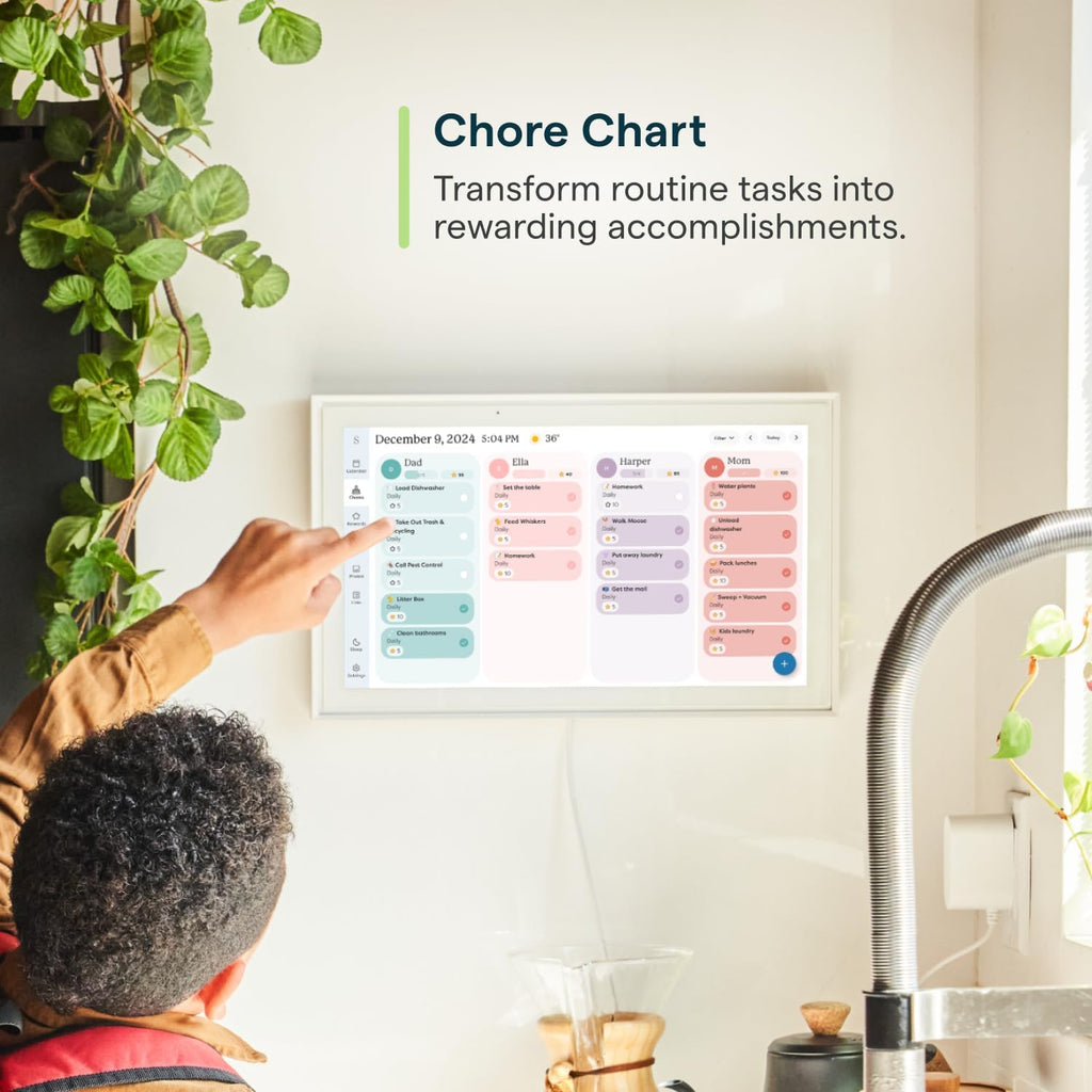 15 Inch Digital Wall Planner And Chore Chart