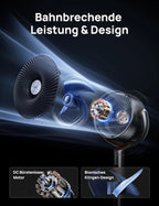 Dreo PolyFan Stand Fan, 20dB, 120 Degree Omni-Directional Oscillation, 35-40 inch - PolyFan 502