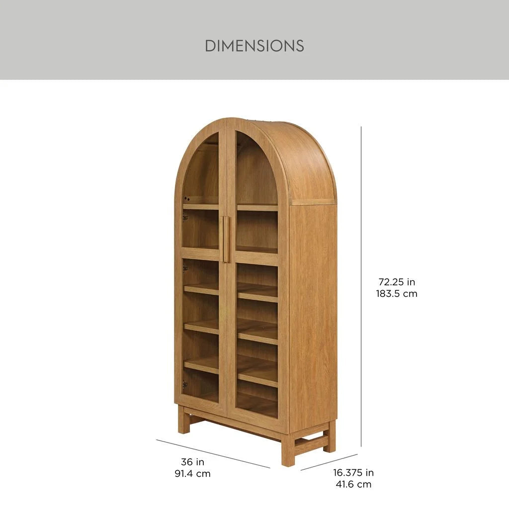 Better Homes & Gardens Juliet Arch Accent Cabinet, Black Finish - BHF336158813005, BHF336158813031, BHF336158813035