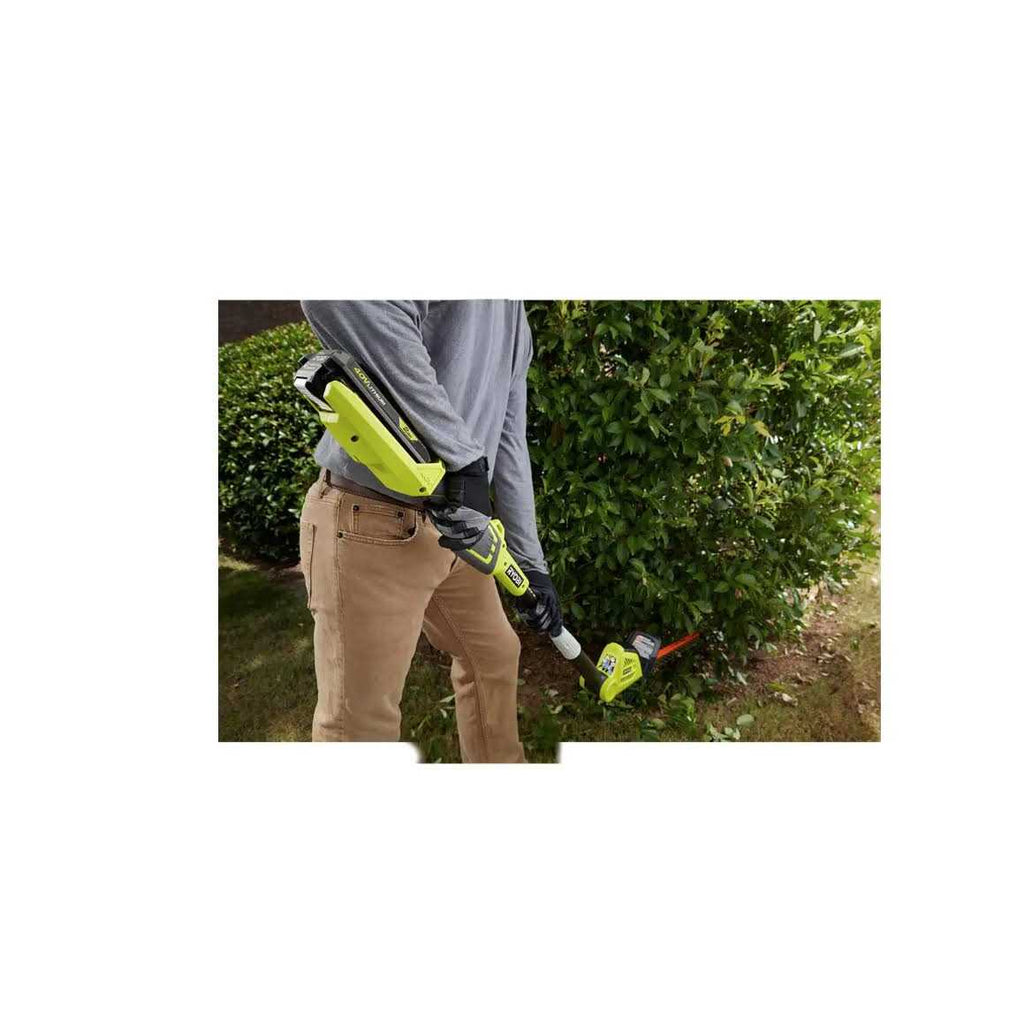 Ryobi 18 in. 40-Volt Lithium-Ion Cordless Pole Hedge Trimmer - RY40603BTL