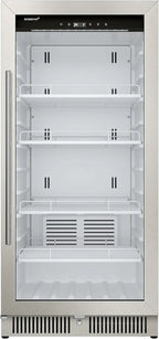 EdgeStar Commercial Beverage Merchandiser, 10.1 Cu. Ft., 22 in Wide, Stainless Steel - VBM101