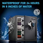 Master Lock Key Lock Box Bundle With SentrySafe Fireproof Waterproof Safe, 1.23 Cubic Feet